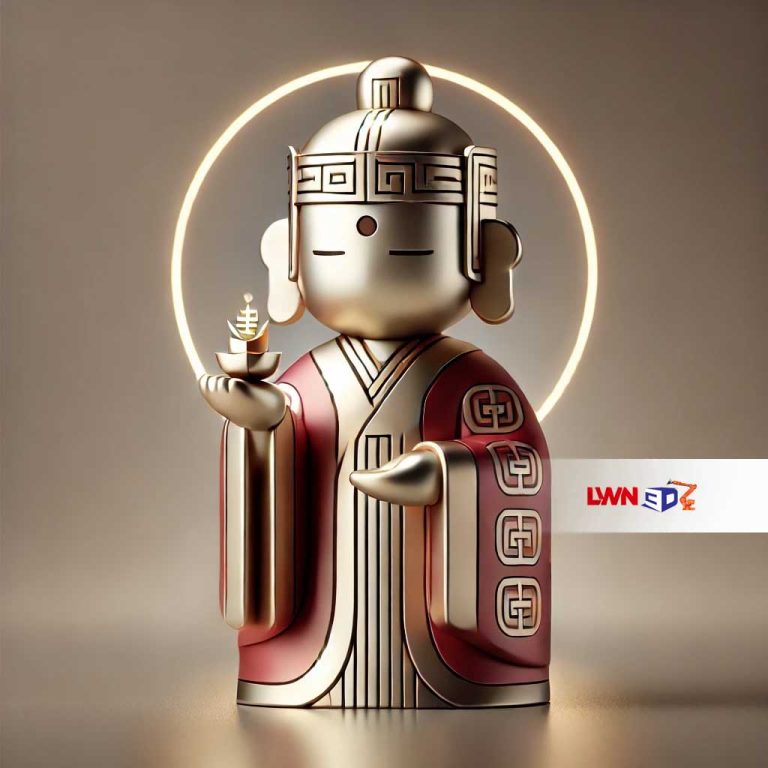 Art Toy 3D Model องค์เทพเจ้าไฉ่ซิงเอี๊ย